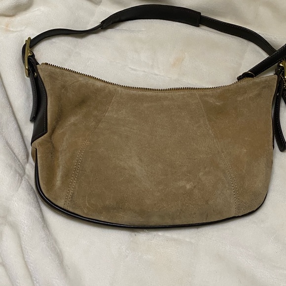 Vintage Tan and Brown Shoulder Bag - Picture 3 of 3